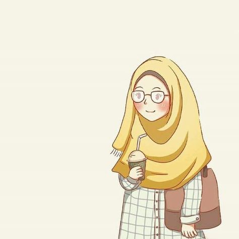 Detail Gambar Kartun Wanita Hijab Sedih Nomer 27