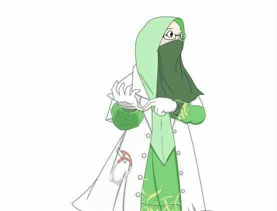 Detail Gambar Kartun Wanita Hijab Sedih Nomer 39