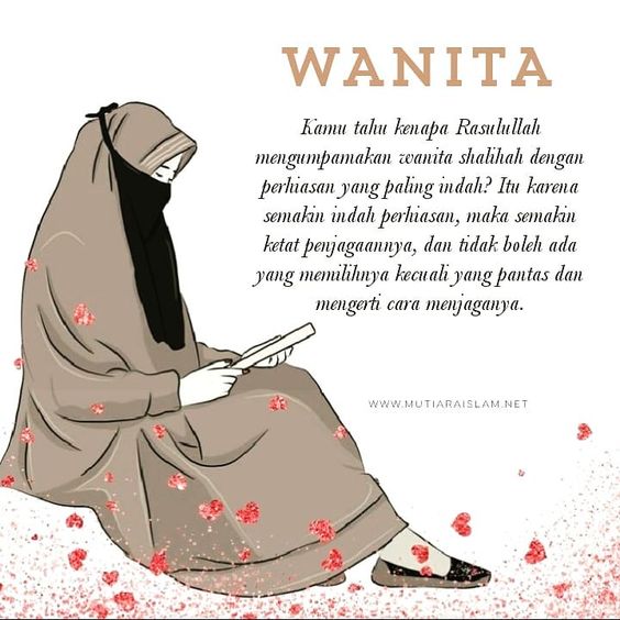 Detail Gambar Kartun Wanita Islami Nomer 13