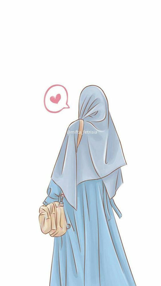 Detail Gambar Kartun Wanita Islami Nomer 5