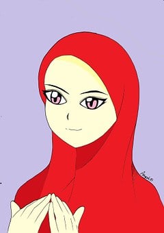 Detail Gambar Kartun Wanita Islami Nomer 44