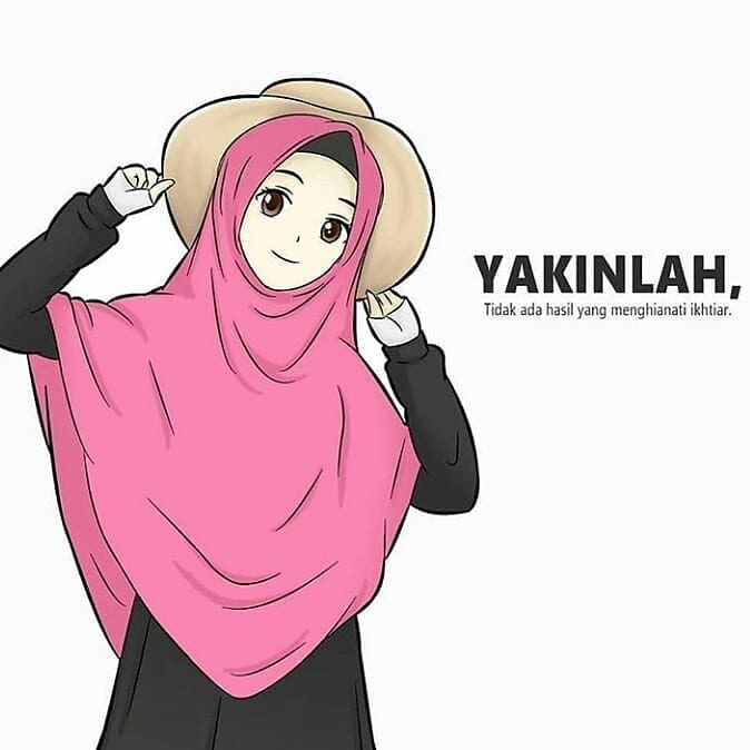 Detail Gambar Kartun Wanita Muslimah Cantik Nomer 20