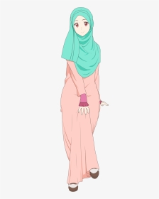 Detail Gambar Kartun Wanita Muslimah Cantik Nomer 30