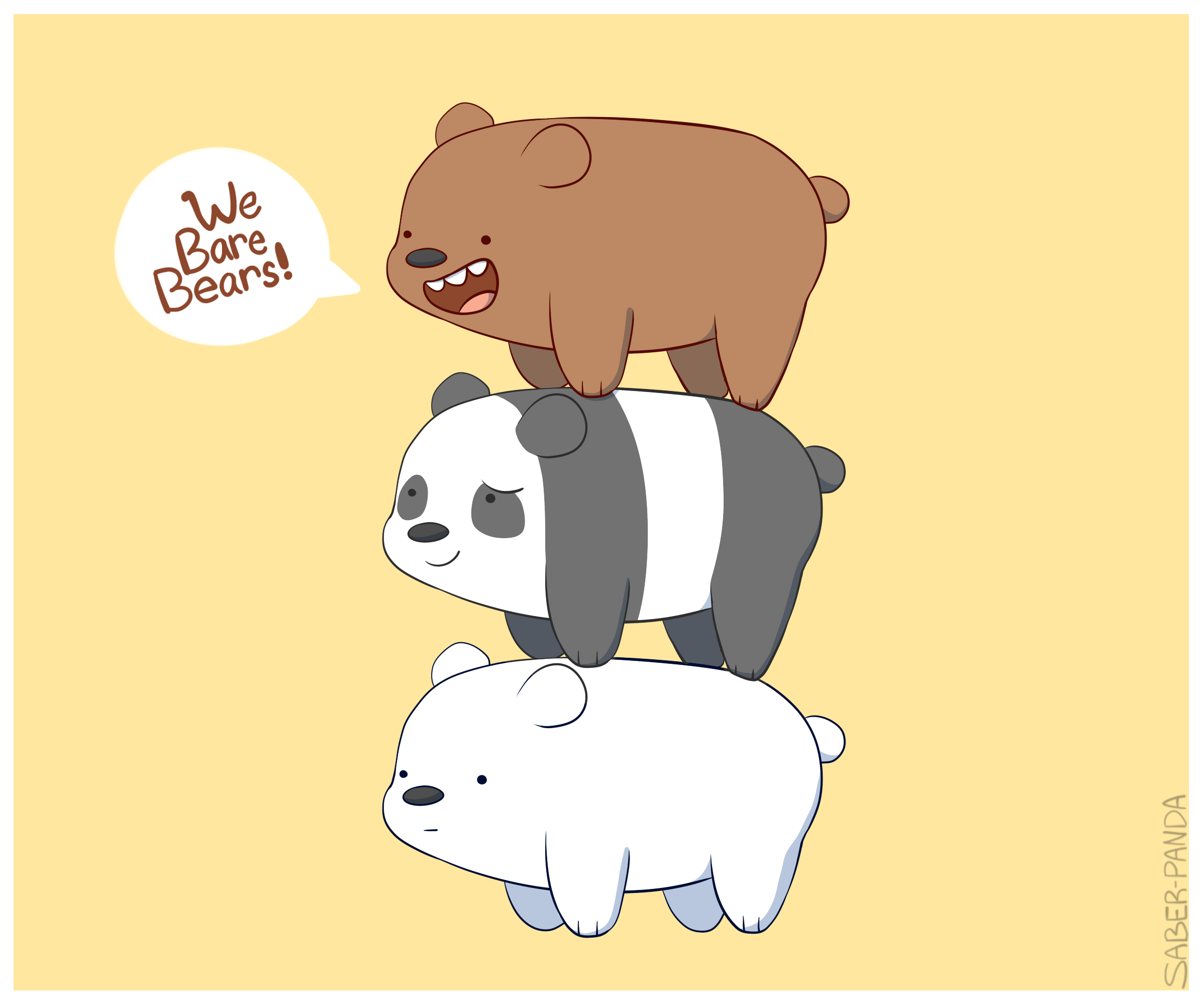 Detail Gambar Kartun We Bare Bears Lucu Nomer 19