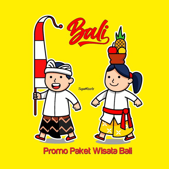 Detail Gambar Kartun Wisata Bali Nomer 4