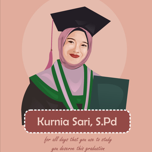 Detail Gambar Kartun Wisuda Berhijab Nomer 17