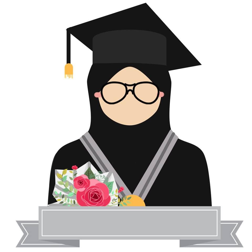 Detail Gambar Kartun Wisuda Berhijab Nomer 18