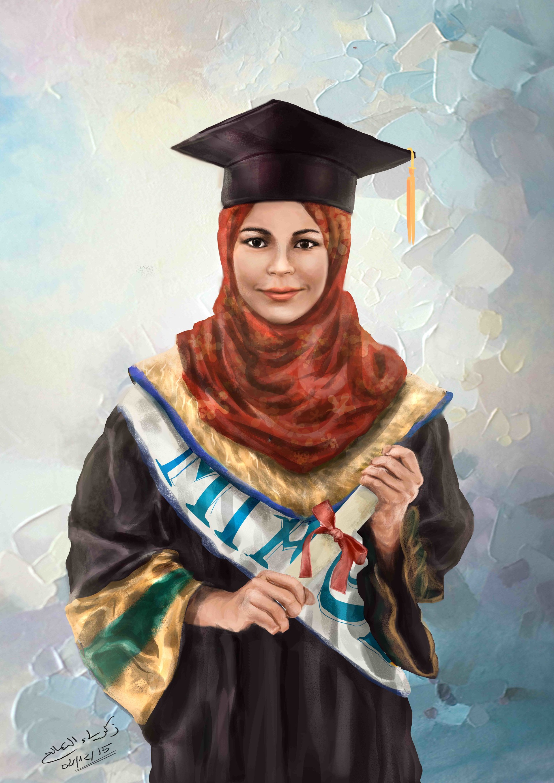 Detail Gambar Kartun Wisuda Berhijab Nomer 36