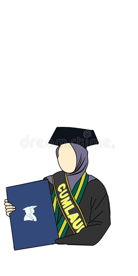 Detail Gambar Kartun Wisuda Berhijab Nomer 52