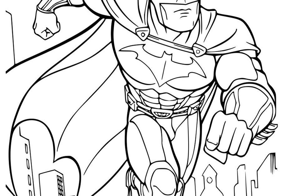 Detail Gambar Kartunbatman Mewarnai Nomer 17