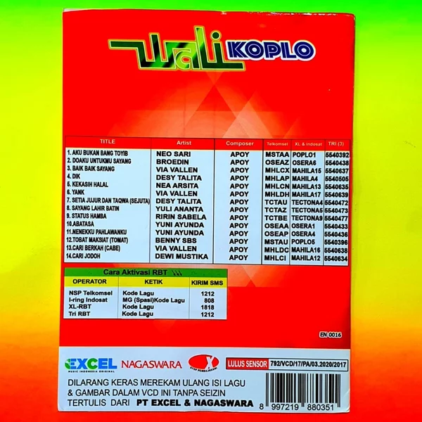 Detail Gambar Kaset Vcd Nomer 43