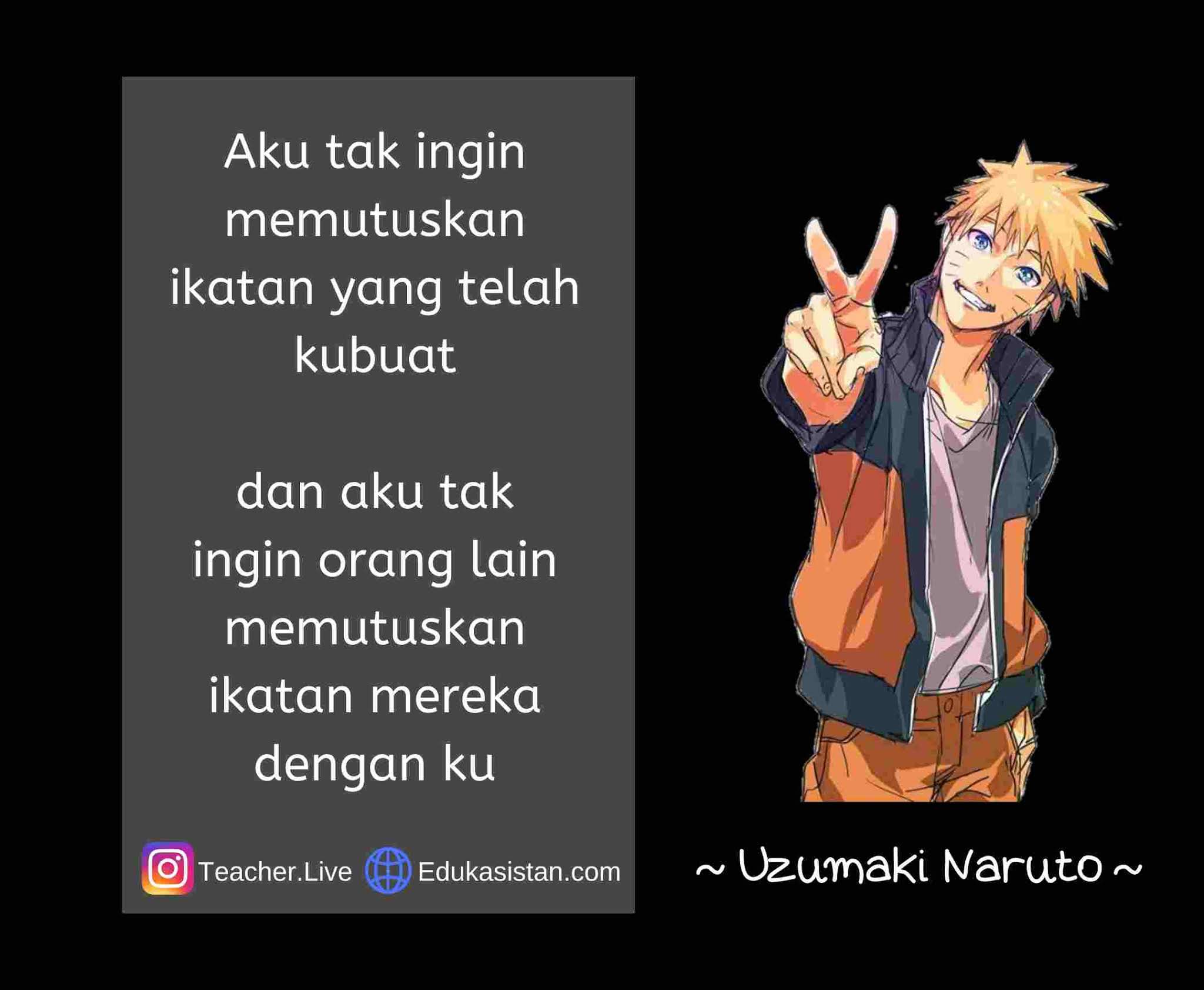 Detail Gambar Kata Bijak Naruto Nomer 15