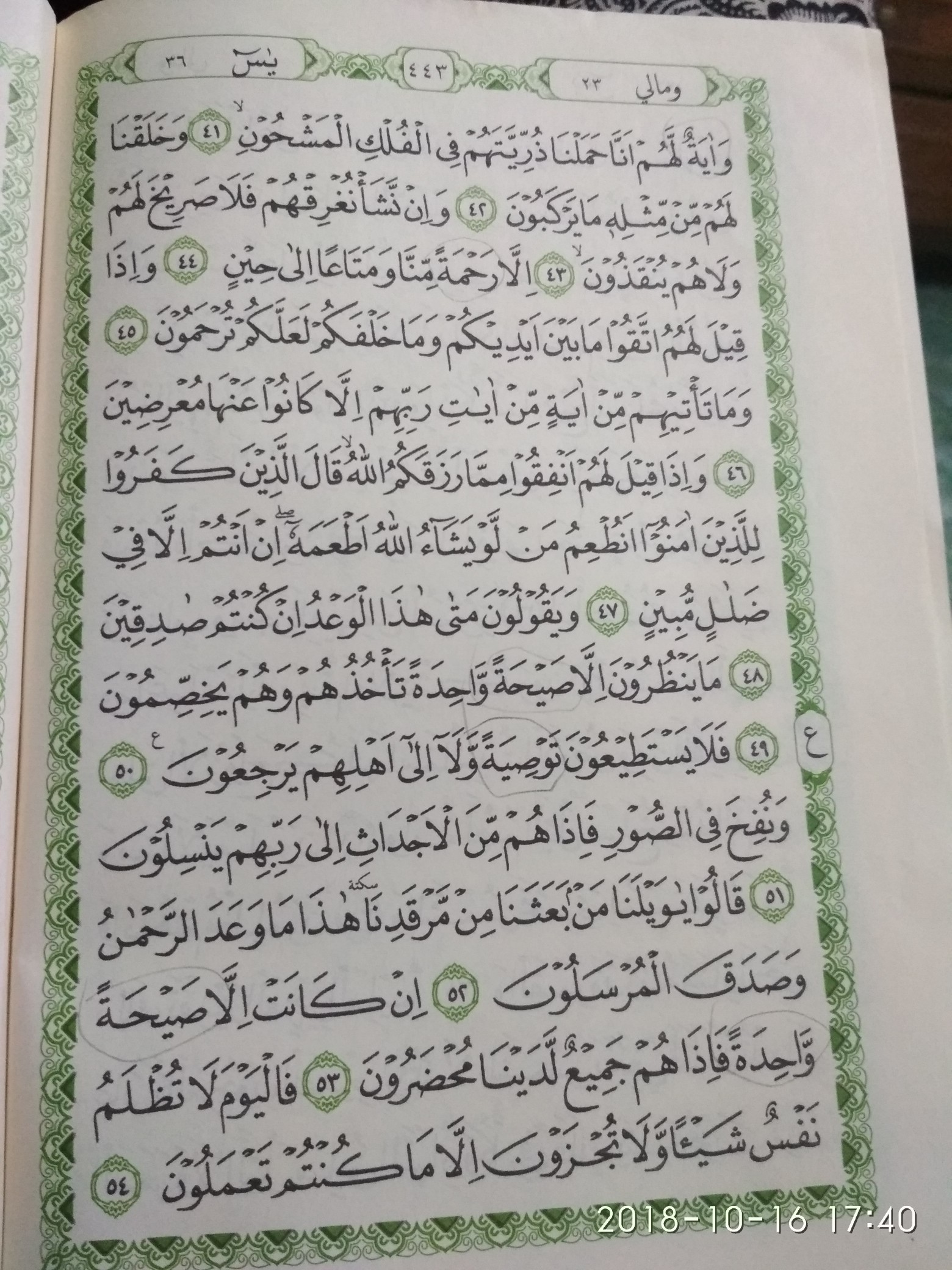 Detail Alquran Surat Yasin Nomer 19