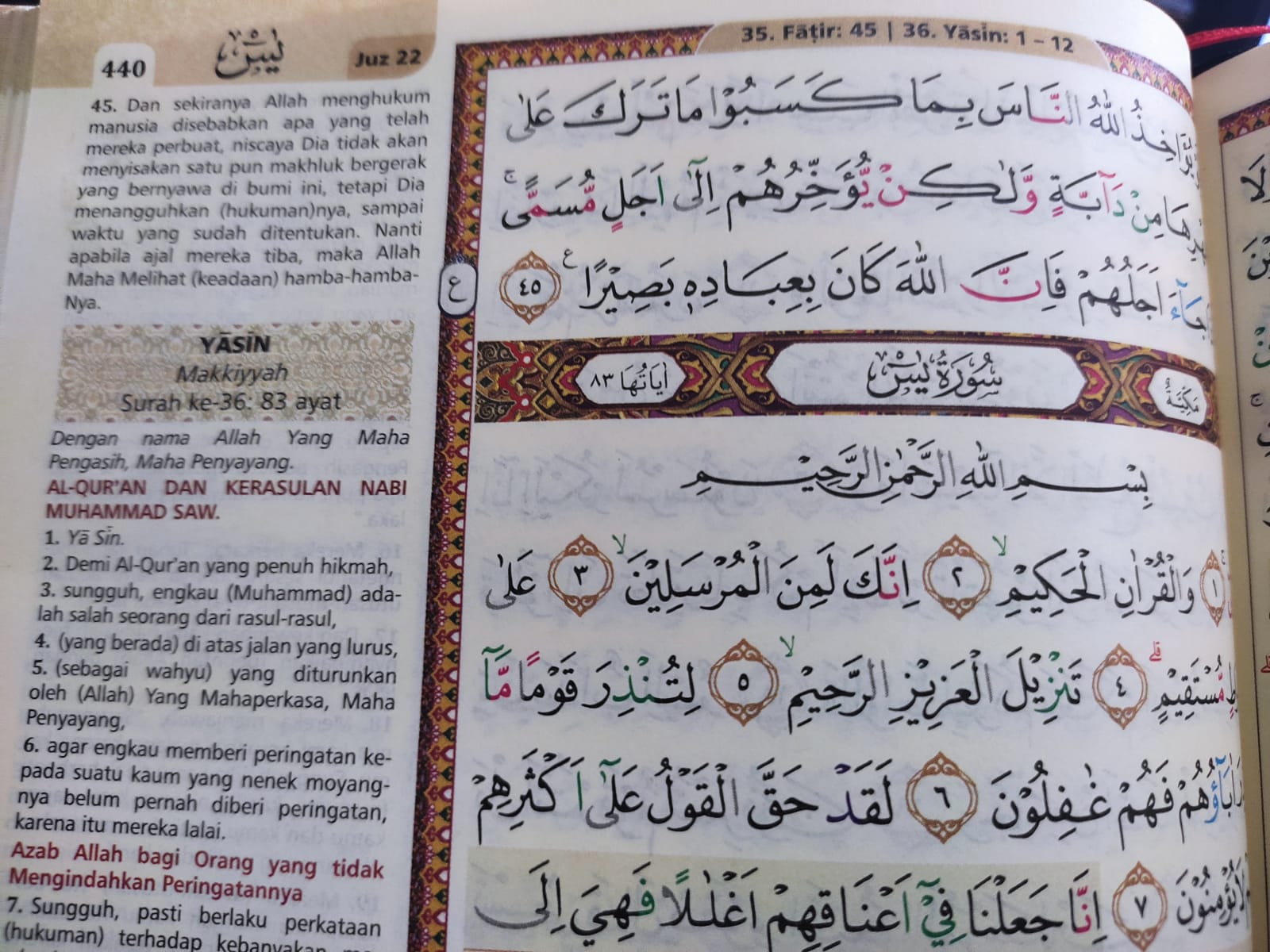 Detail Alquran Surat Yasin Nomer 37