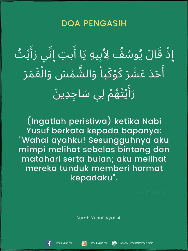 Amalan Surat Yusuf Ayat 31 - KibrisPDR