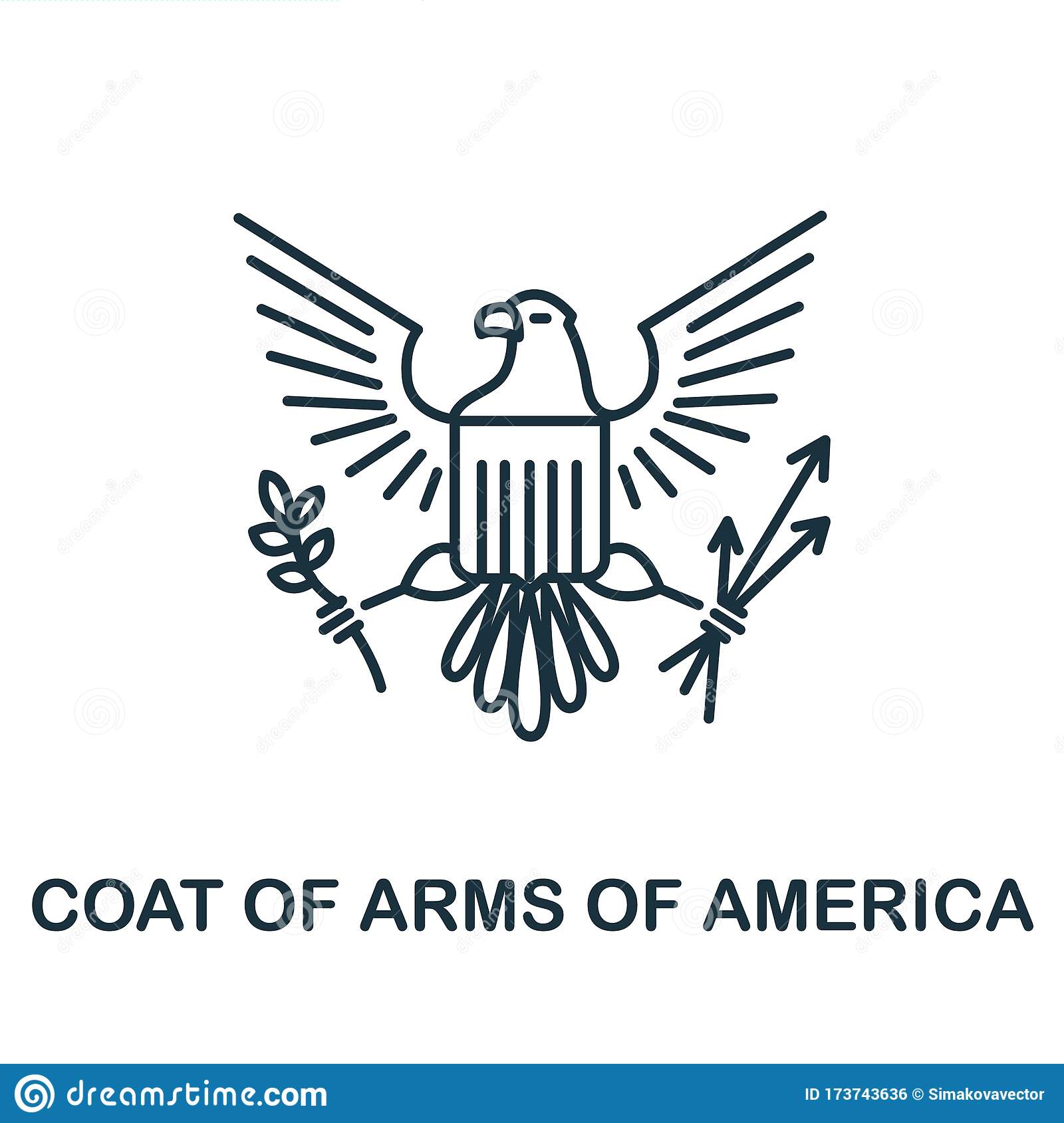 Detail America Coat Of Arm Nomer 29
