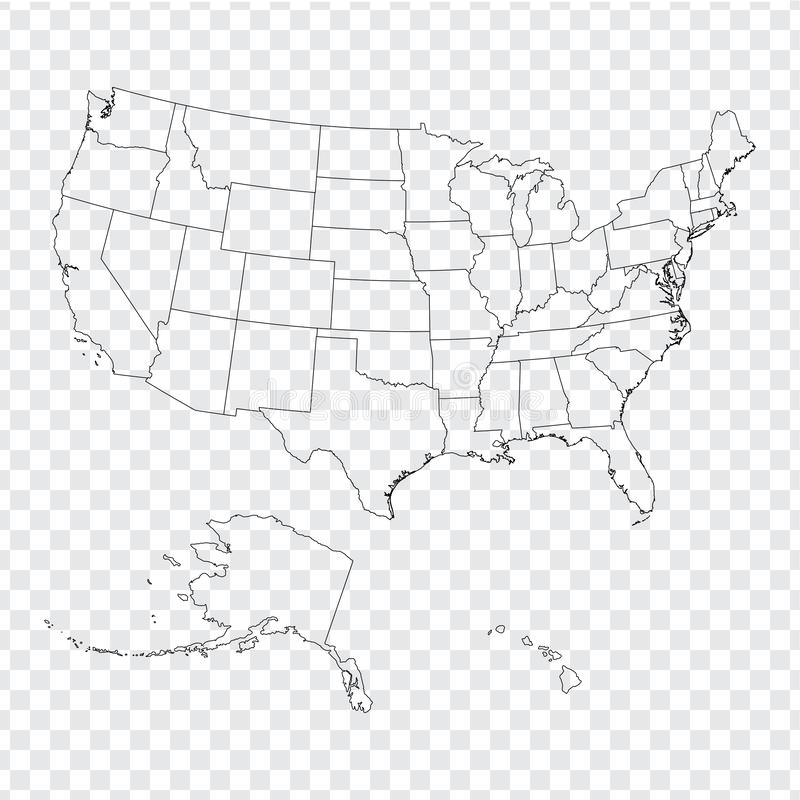 Detail America Map Transparent Nomer 21