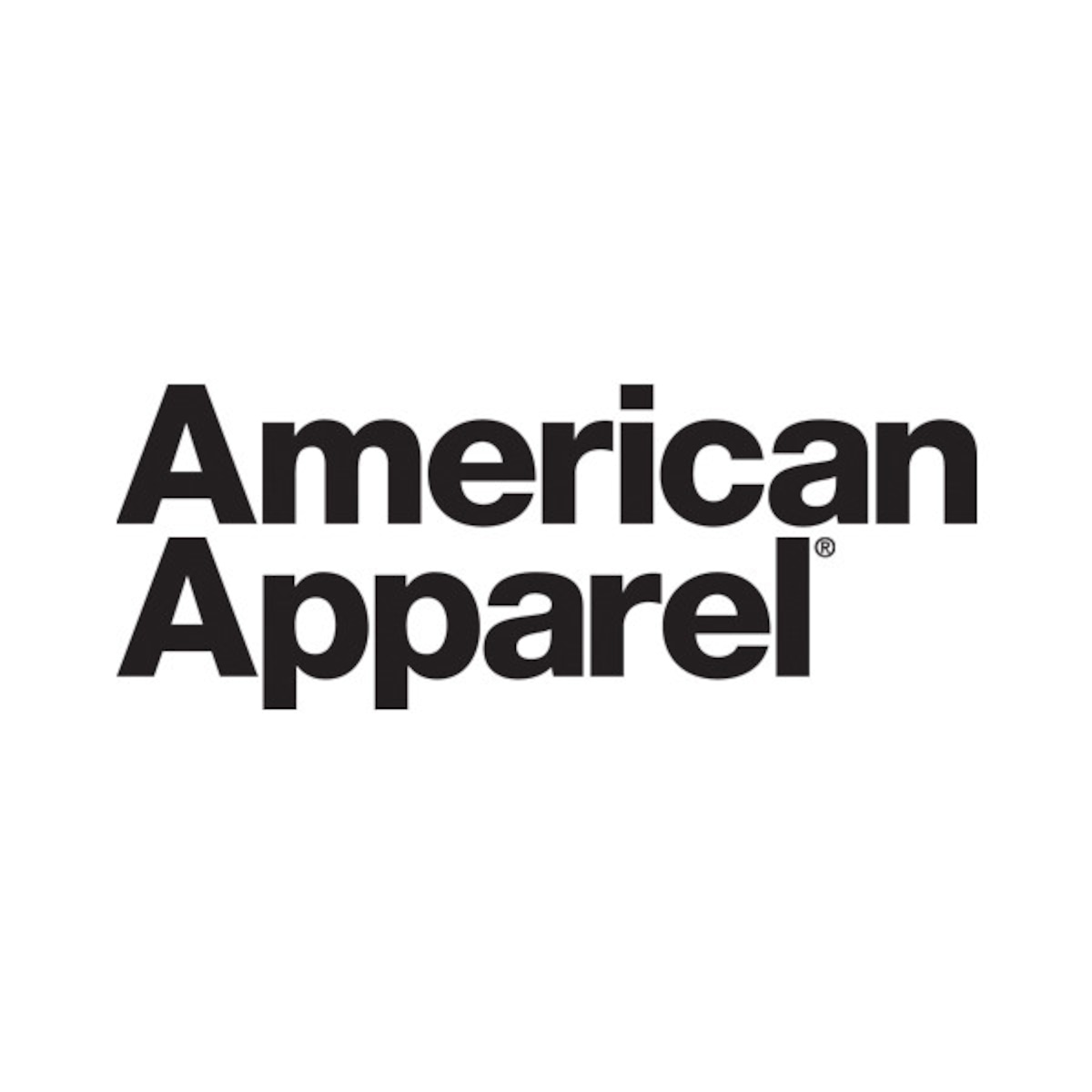 Detail American Apparel Font Nomer 10