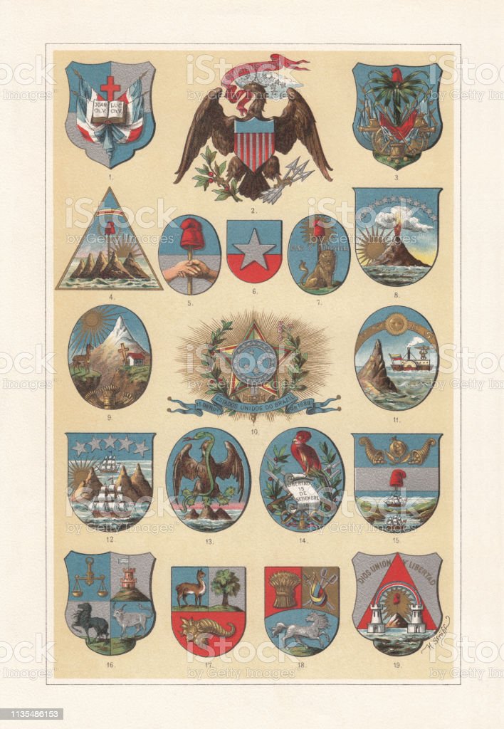 Detail American Coat Of Arm Nomer 55