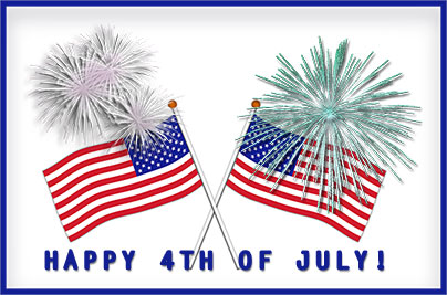 Detail American Flag And Fireworks Clipart Nomer 30