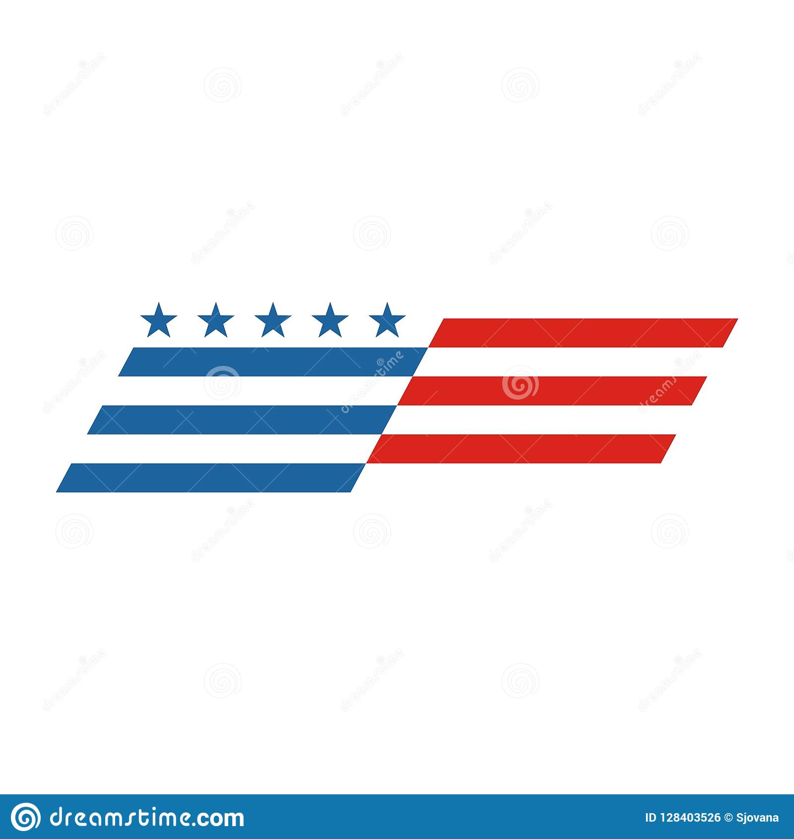 Detail American Flag Logo Nomer 14