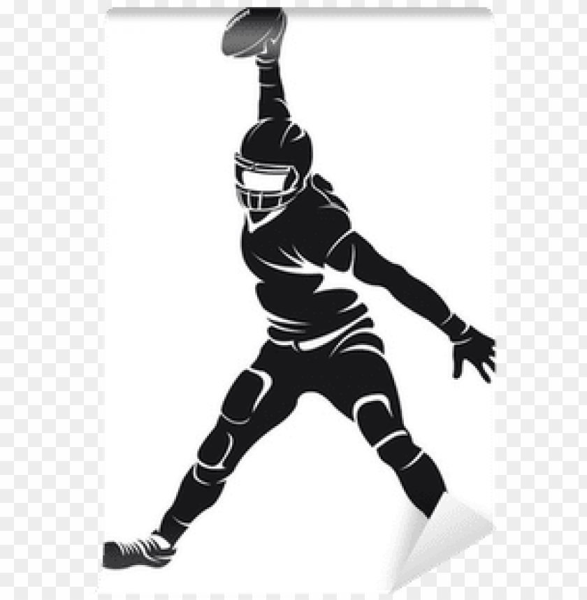 Detail American Football Player Silhouette Png Nomer 21