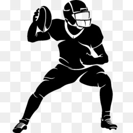 Detail American Football Player Silhouette Png Nomer 22