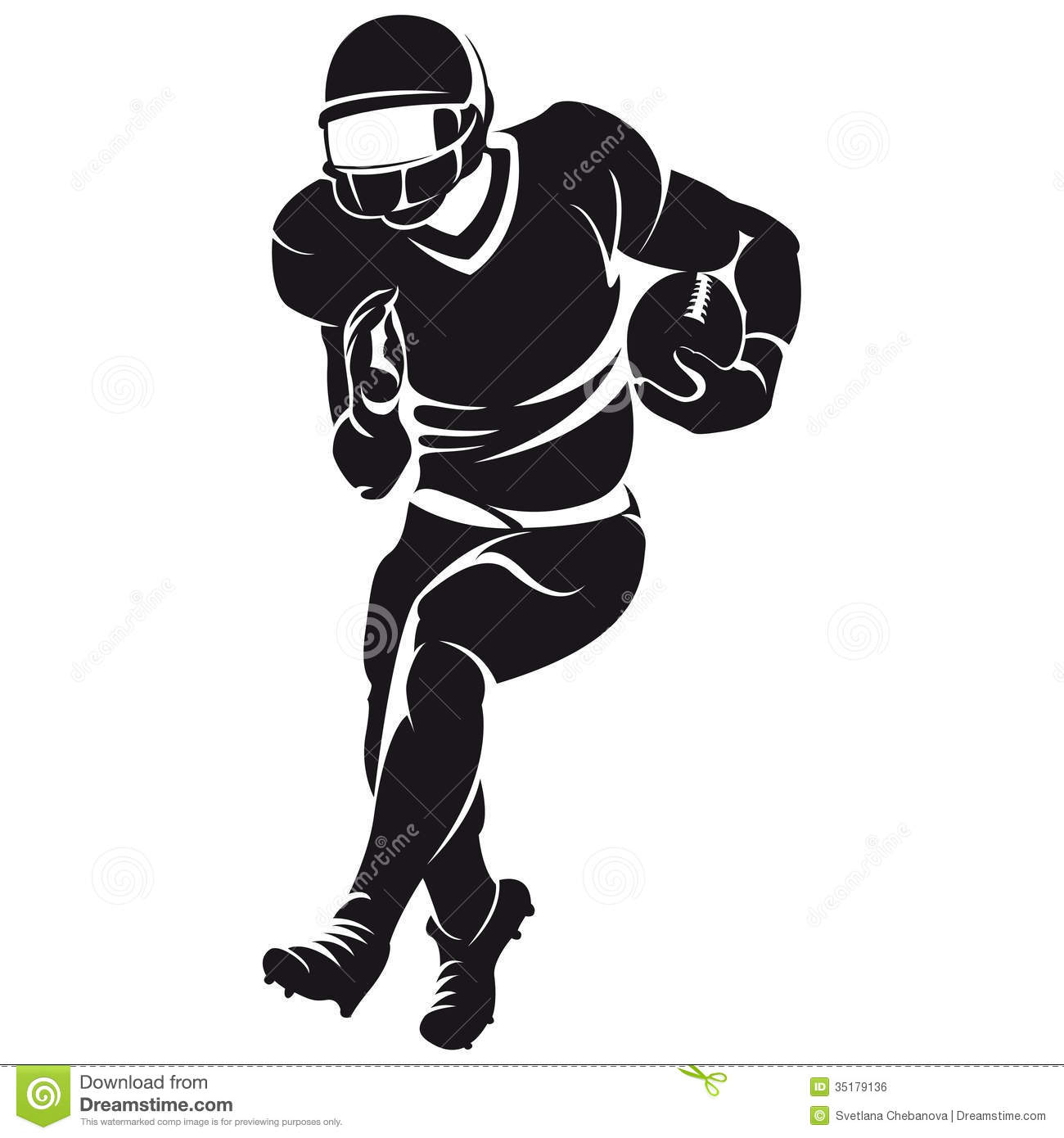 Detail American Football Player Silhouette Png Nomer 28