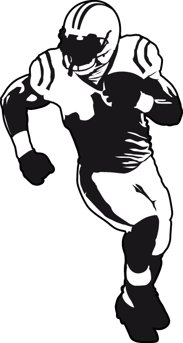 Detail American Football Player Silhouette Png Nomer 31