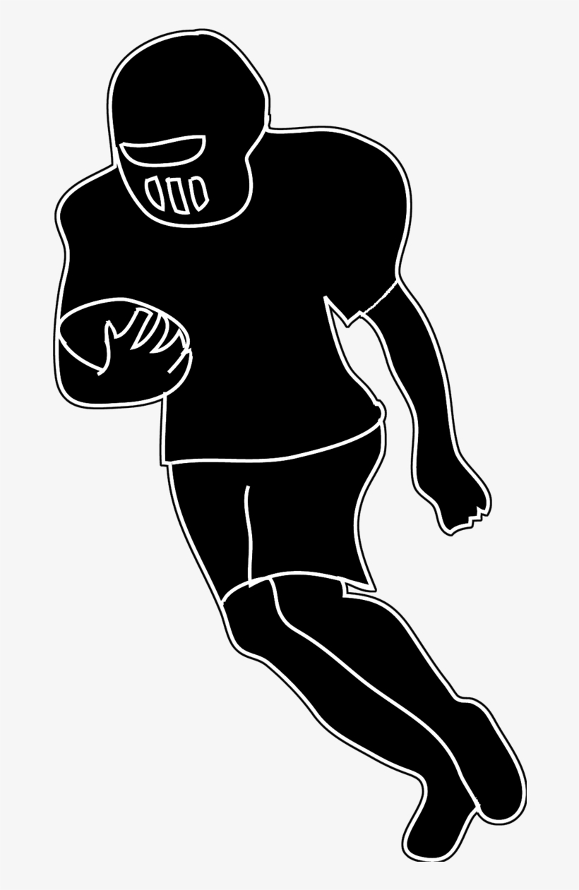 Download American Football Player Silhouette Png Nomer 47