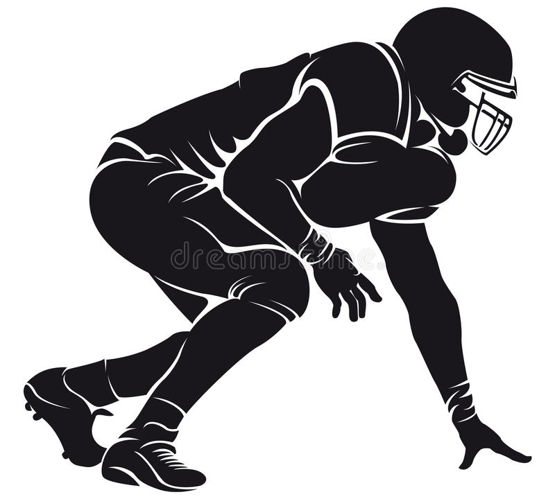 Detail American Football Player Silhouette Png Nomer 53