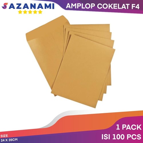Detail Amplop Coklat F4 Nomer 4
