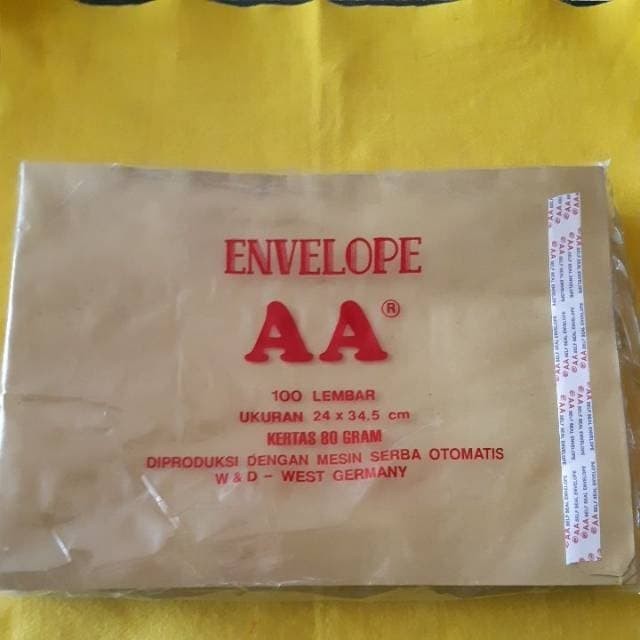 Detail Amplop Coklat F4 Nomer 45