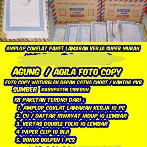 Detail Amplop Coklat Lamaran Kerja Nomer 43