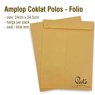 Detail Amplop Coklat Polos Nomer 46