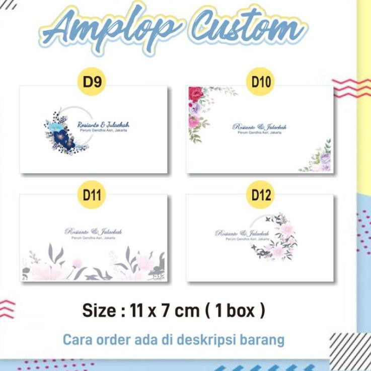 Detail Amplop Custom Nama Nomer 38