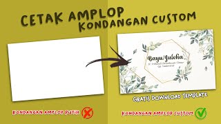 Detail Amplop Custom Nama Nomer 52