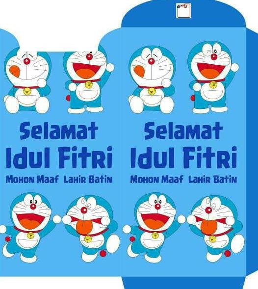 Detail Amplop Lebaran Doraemon Nomer 14