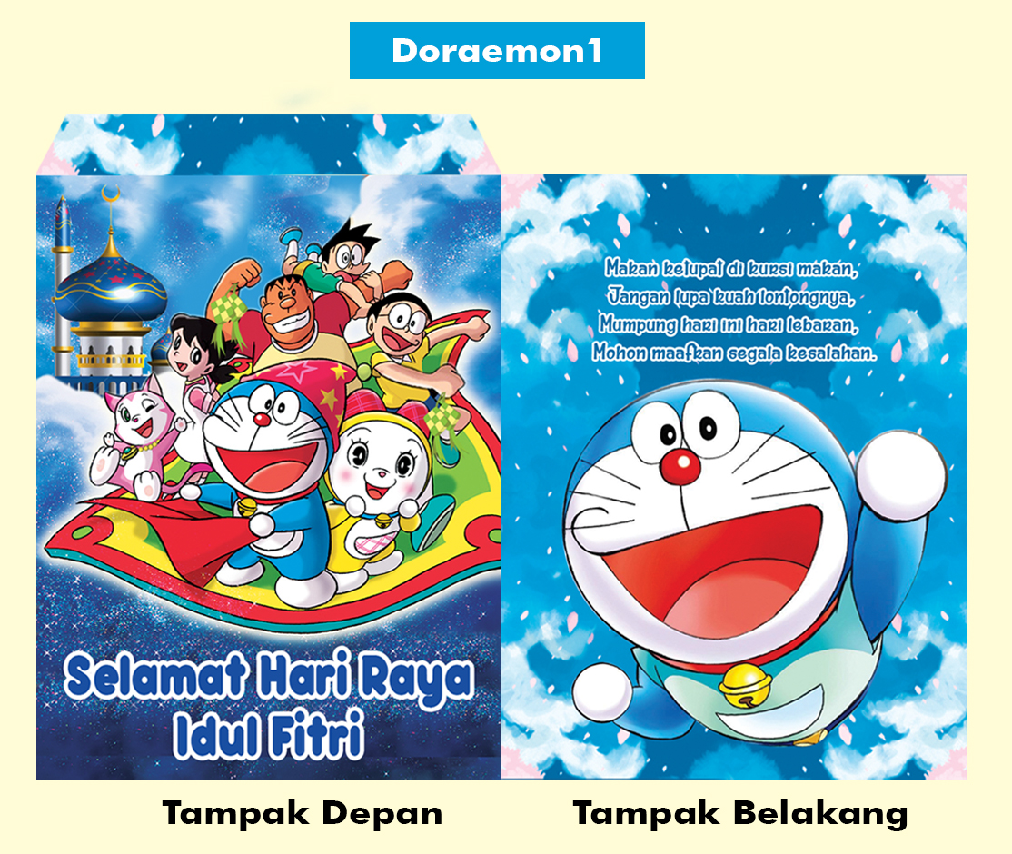 Detail Amplop Lebaran Doraemon Nomer 28