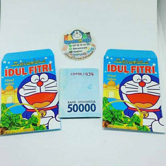 Detail Amplop Lebaran Doraemon Nomer 4