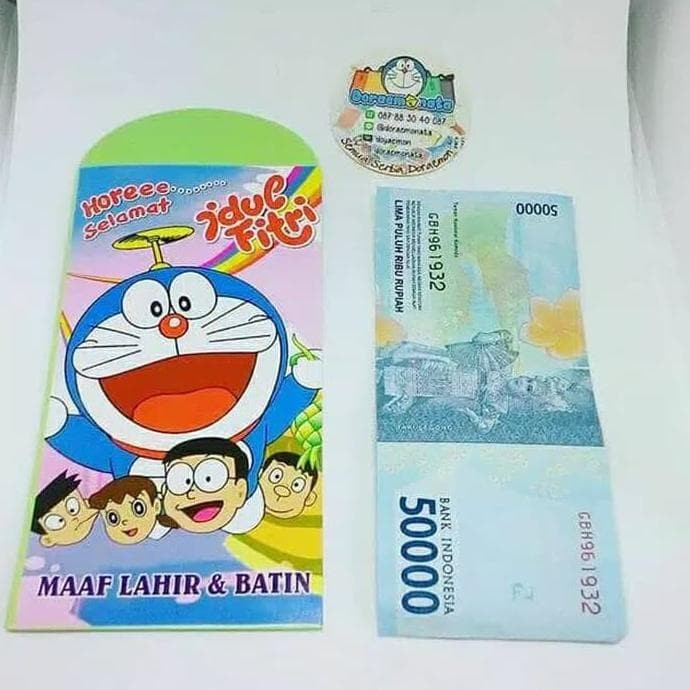 Detail Amplop Lebaran Doraemon Nomer 10