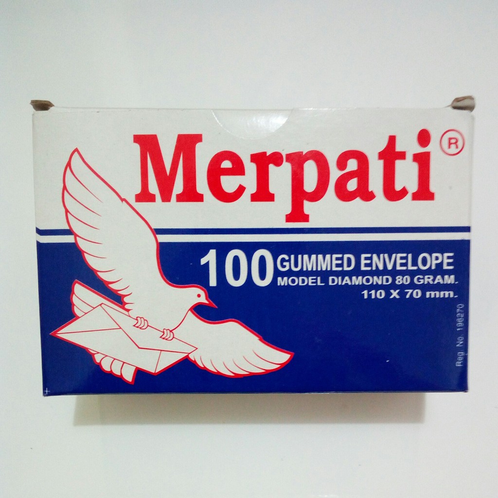 Detail Amplop Merpati Nomer 3