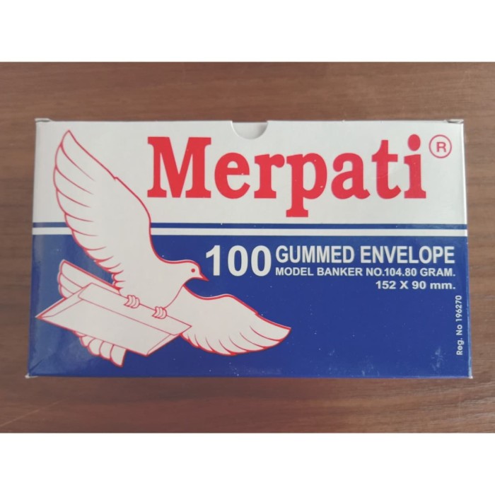Detail Amplop Merpati Nomer 8