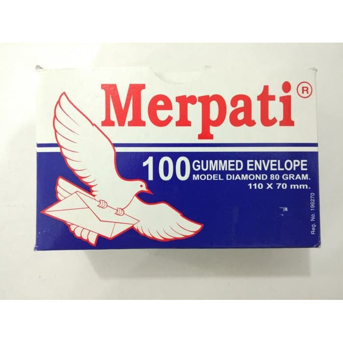 Detail Amplop Merpati Nomer 9