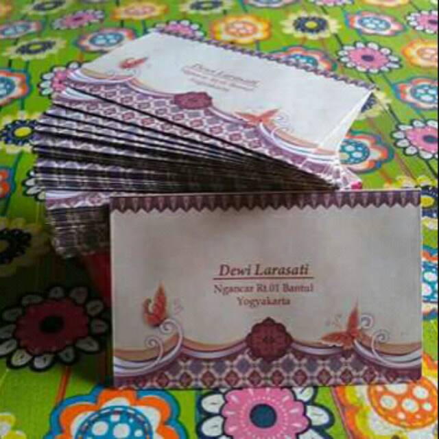 Detail Amplop Motif Nomer 31