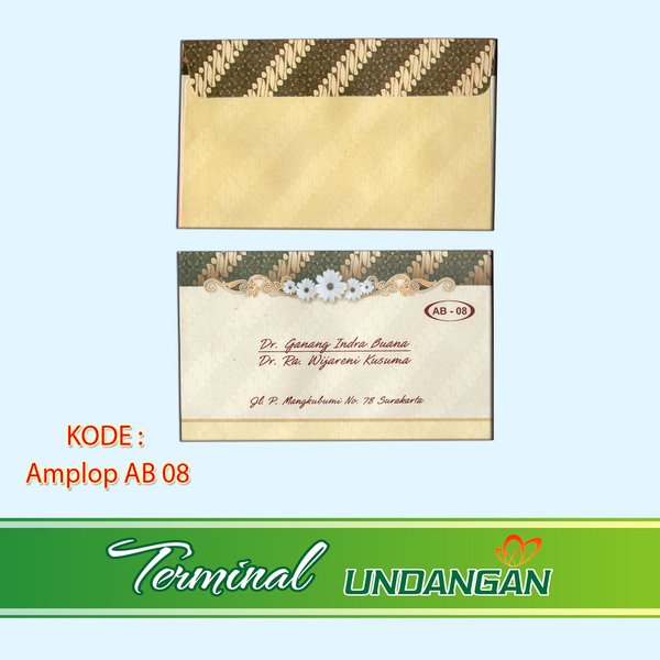 Detail Amplop Motif Nomer 35