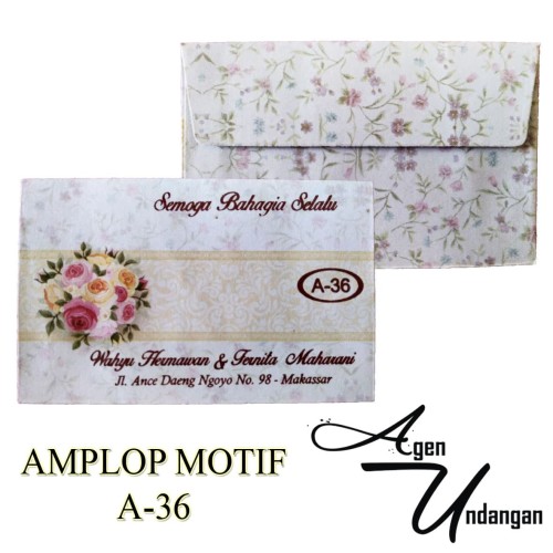 Detail Amplop Motif Nomer 47