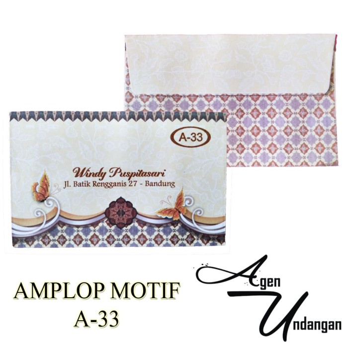 Detail Amplop Motif Nomer 7