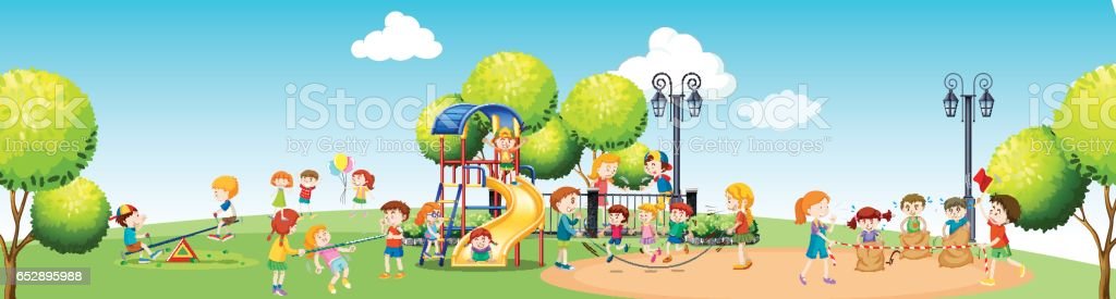Detail Anak Anak Bermain Di Taman Nomer 15