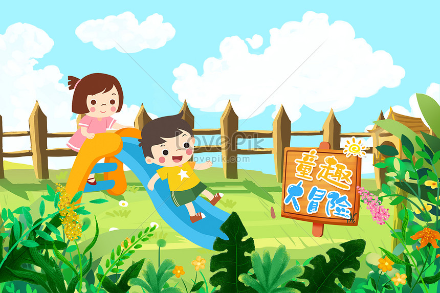 Detail Anak Anak Bermain Di Taman Nomer 18